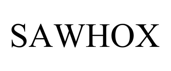 Trademark Logo SAWHOX