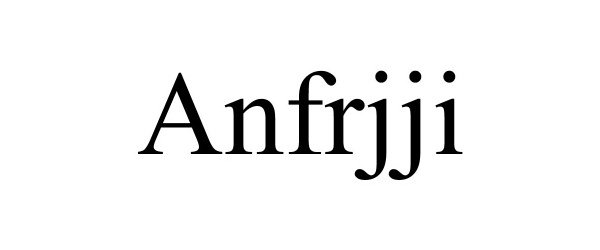 Trademark Logo ANFRJJI