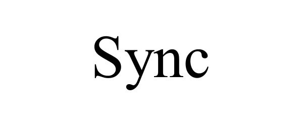 Trademark Logo SYNC