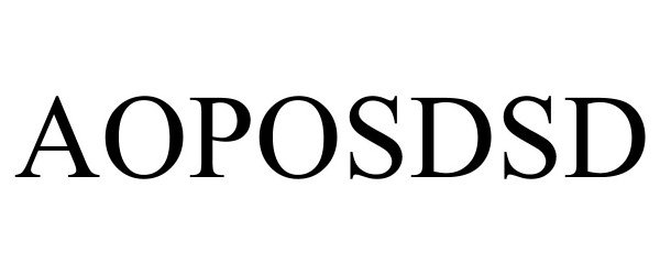  AOPOSDSD