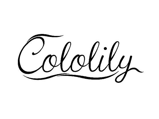 Trademark Logo COLOLILY
