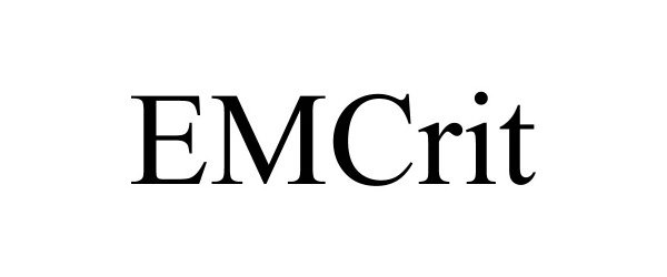 Trademark Logo EMCRIT