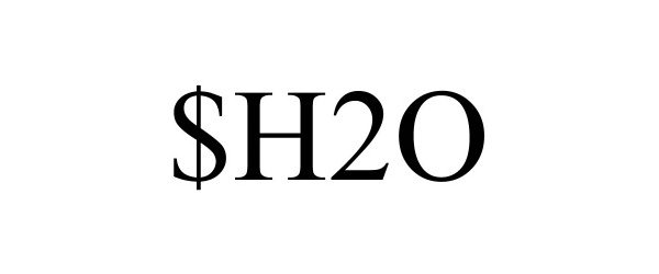 Trademark Logo $H2O