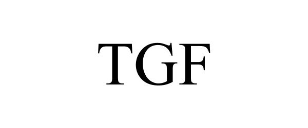 Trademark Logo TGF