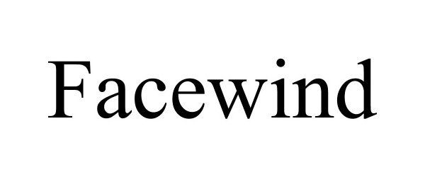 Trademark Logo FACEWIND