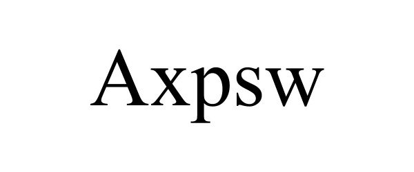 Trademark Logo AXPSW