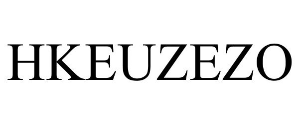 Trademark Logo HKEUZEZO