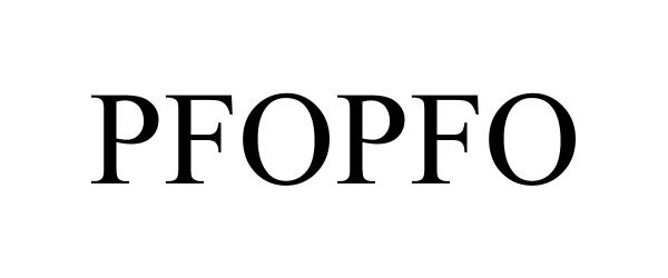  PFOPFO