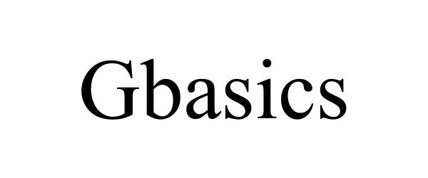 Trademark Logo GBASICS