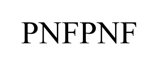 Trademark Logo PNFPNF