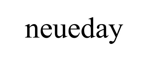 Trademark Logo NEUEDAY