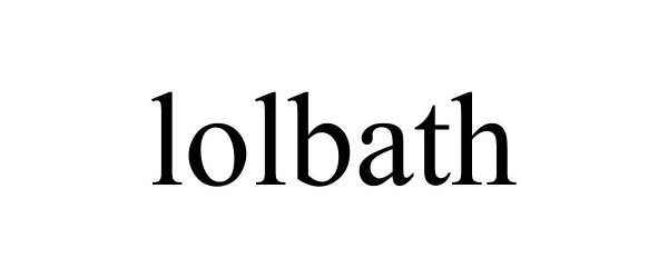 Trademark Logo LOLBATH