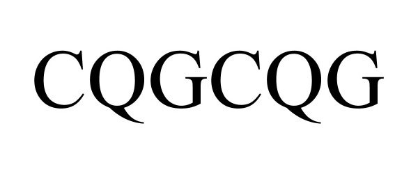  CQGCQG