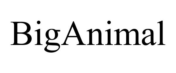 Trademark Logo BIGANIMAL