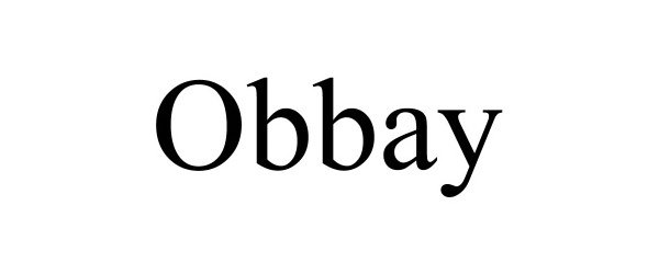 Trademark Logo OBBAY