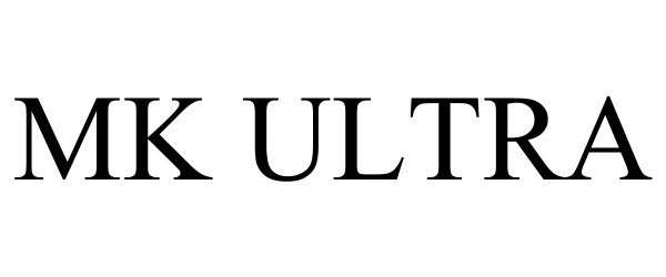 Trademark Logo MK ULTRA