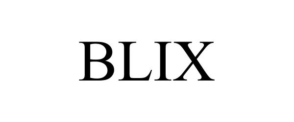 Trademark Logo BLIX