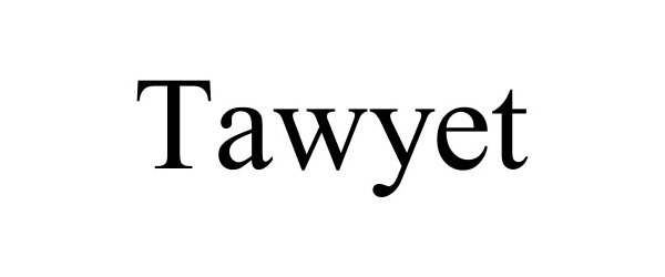 Trademark Logo TAWYET
