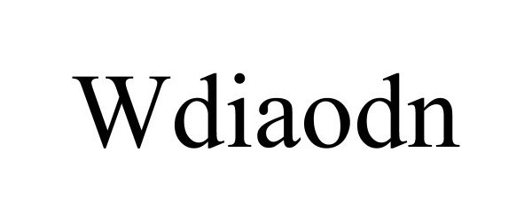 Trademark Logo WDIAODN