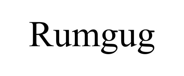 Trademark Logo RUMGUG