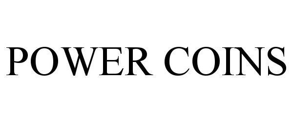 Trademark Logo POWER COINS