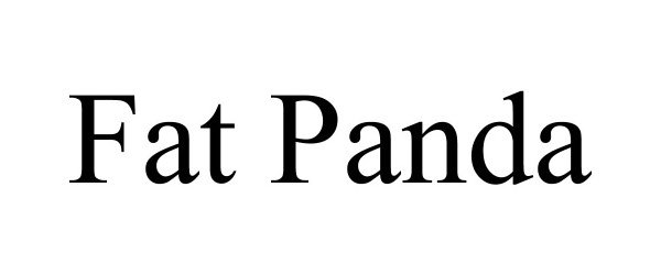 Trademark Logo FAT PANDA
