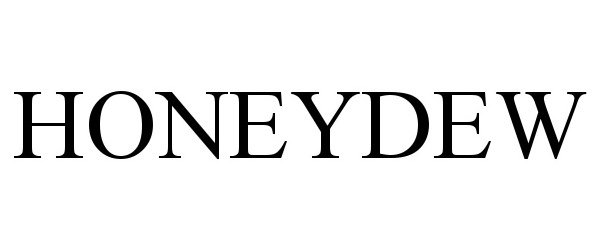 Trademark Logo HONEYDEW