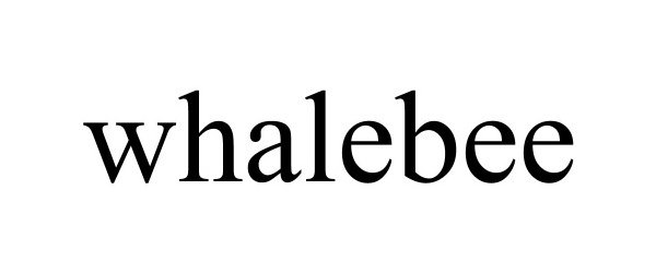Trademark Logo WHALEBEE