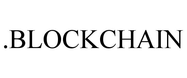 Trademark Logo .BLOCKCHAIN