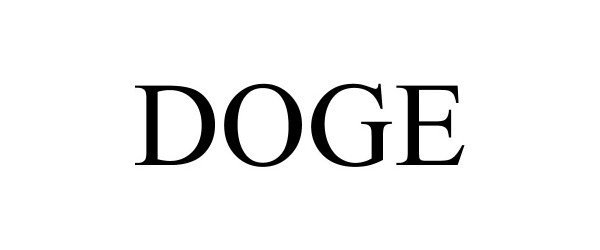 Trademark Logo DOGE