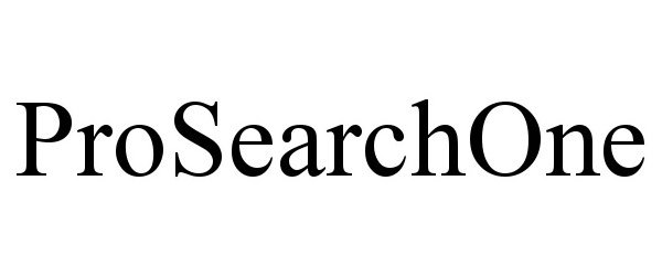 Trademark Logo PROSEARCHONE