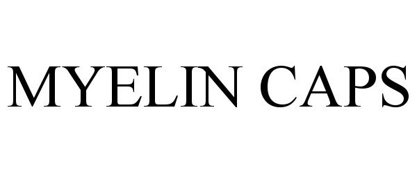 Trademark Logo MYELIN CAPS