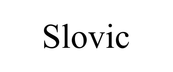 Trademark Logo SLOVIC