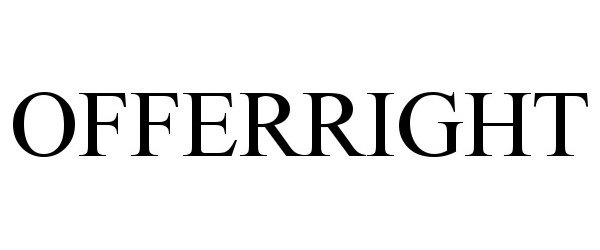 Trademark Logo OFFERRIGHT