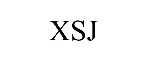 Trademark Logo XSJ