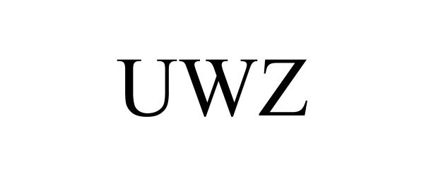 Trademark Logo UWZ