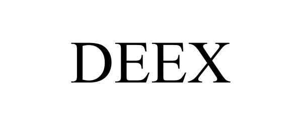 Trademark Logo DEEX