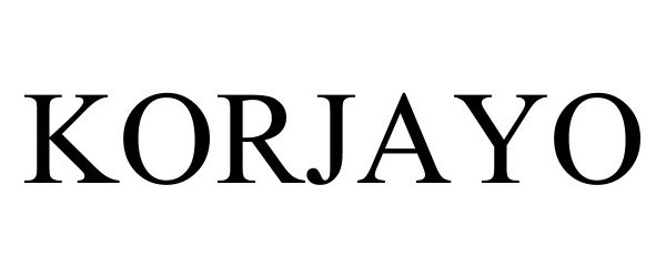 Trademark Logo KORJAYO