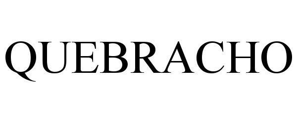 Trademark Logo QUEBRACHO