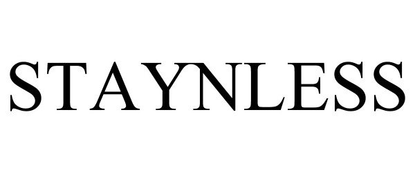 Trademark Logo STAYNLESS
