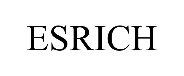 Trademark Logo ESRICH