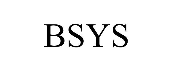 Trademark Logo BSYS