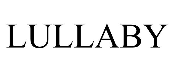 Trademark Logo LULLABY