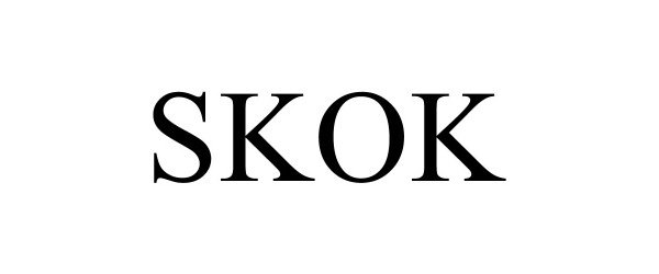 Trademark Logo SKOK