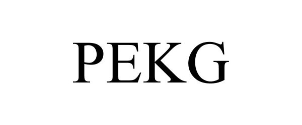  PEKG