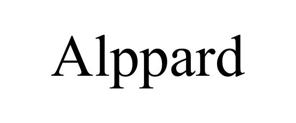 Trademark Logo ALPPARD