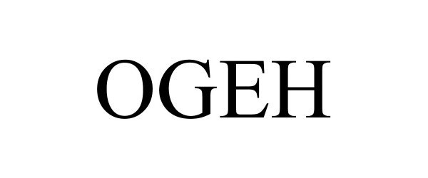 Trademark Logo OGEH