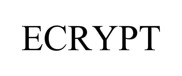 Trademark Logo ECRYPT