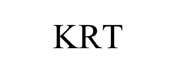 Trademark Logo KRT