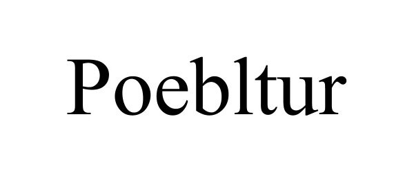 Trademark Logo POEBLTUR